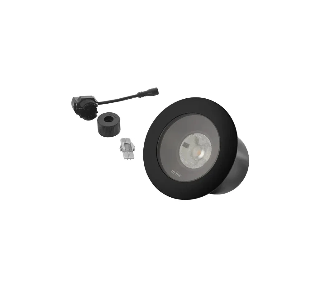 In-Lite Nero LED grondspot 12V -Dark - Ø 116mm