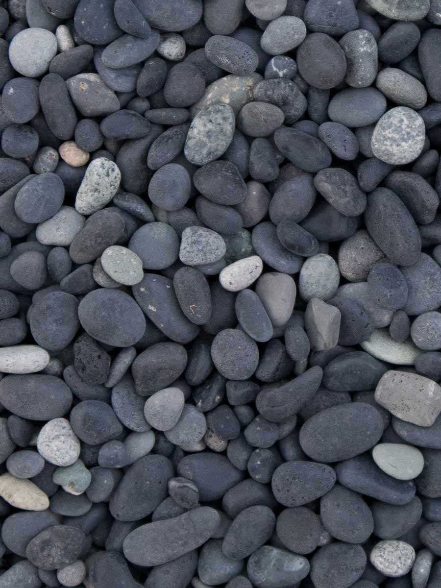 Beach pebbles zwart 16/25mm