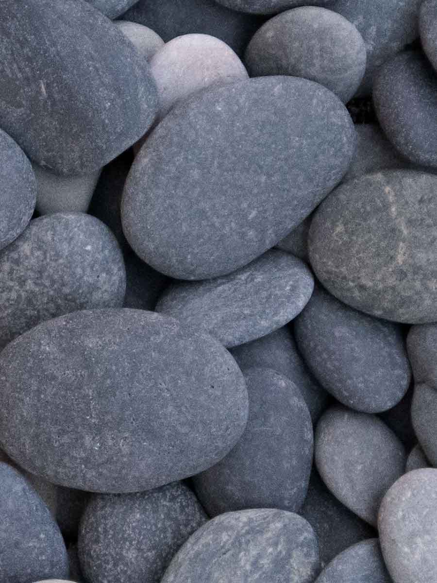 Beach pebbles zwart 16/25mm