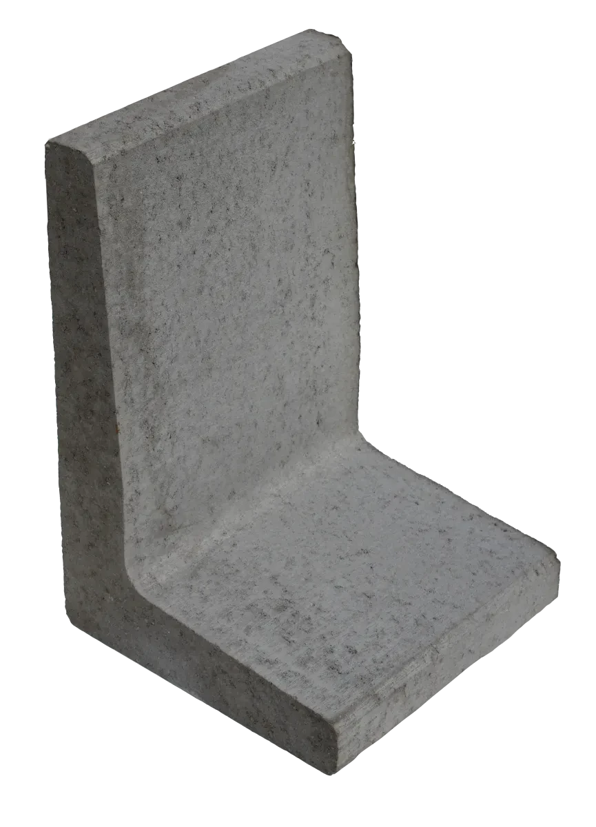 H) U-element 40x40x50cm Grijs