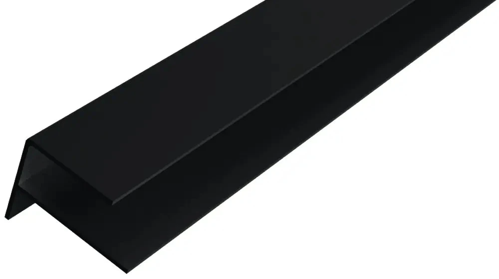 WPC WEO35-60 Alu F-profiel 65x80mm 300cm Dark Grey 6.5x8x300cm Grijs