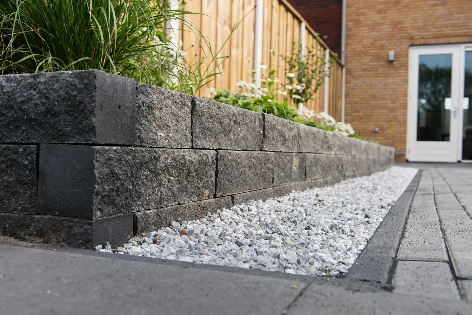 Wallblock Split 30x12x12cm Antraciet