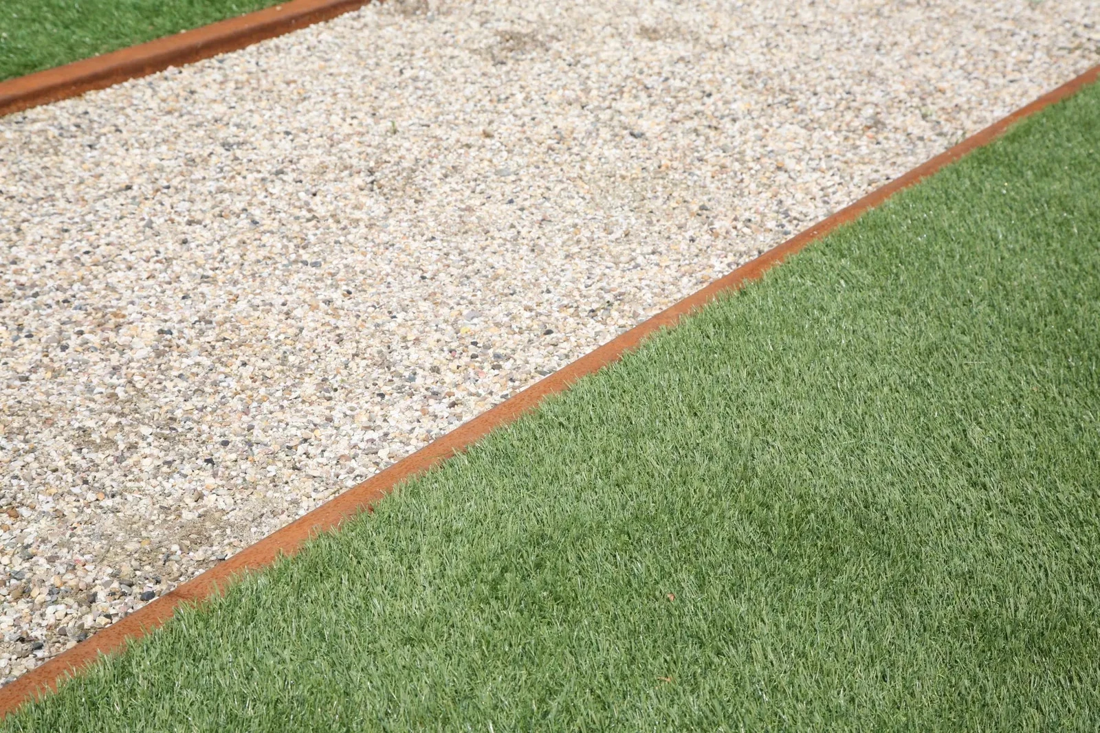 Overzetprofiel Opsluitband 5cm Gelijkz. 220x5x5x5,5 Corten