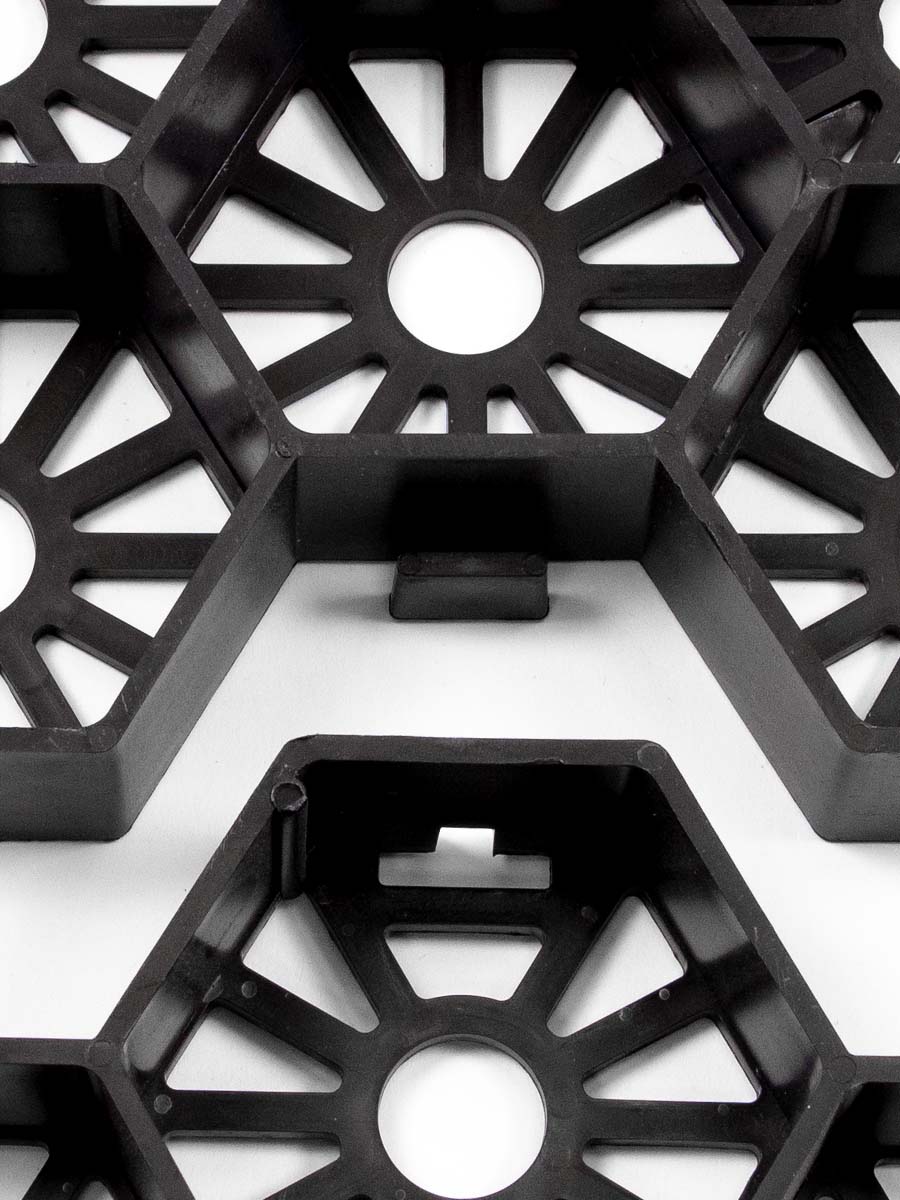 Grindplaten Easygravel® 3XL zwart per m²