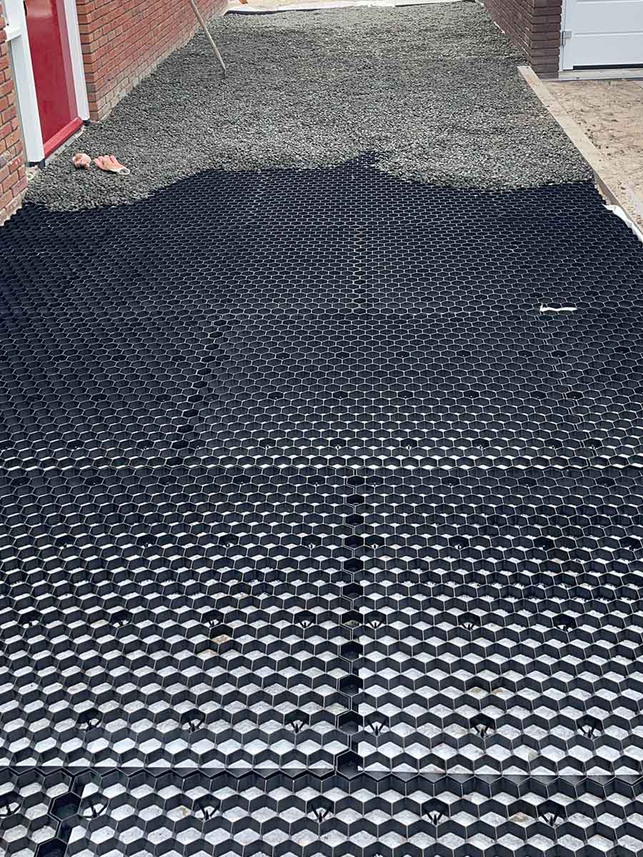 Grindplaten EuroGravel® PLUS zwart per m²