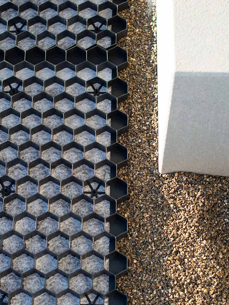 Grindplaten EuroGravel® PLUS zwart per m²