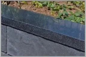Afdekplaat Basalt Gezoet 15x3x100cm