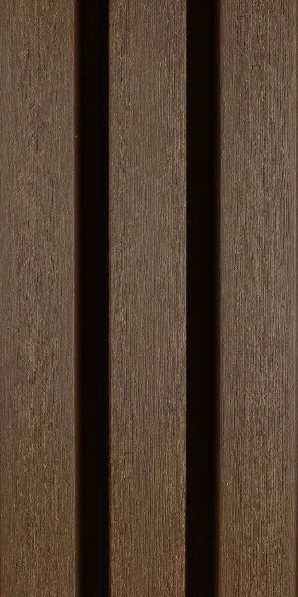 WPC WEO35 Gardenwall 33x170mm (wb 140mm) 290cm Teak 17x3.3x290cm Hout